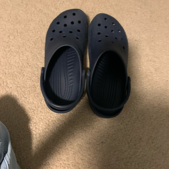 Other - navy blue crocs , will be cleaned before sold
